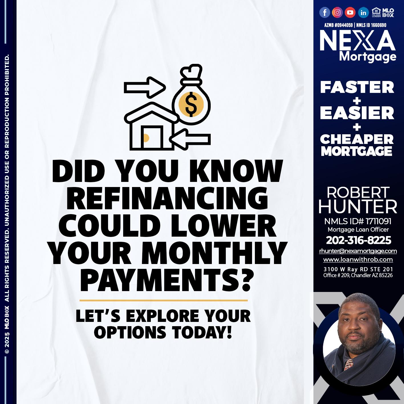 DID YOU KNOW - Robert Hunter -Mortgage Loan Officer
