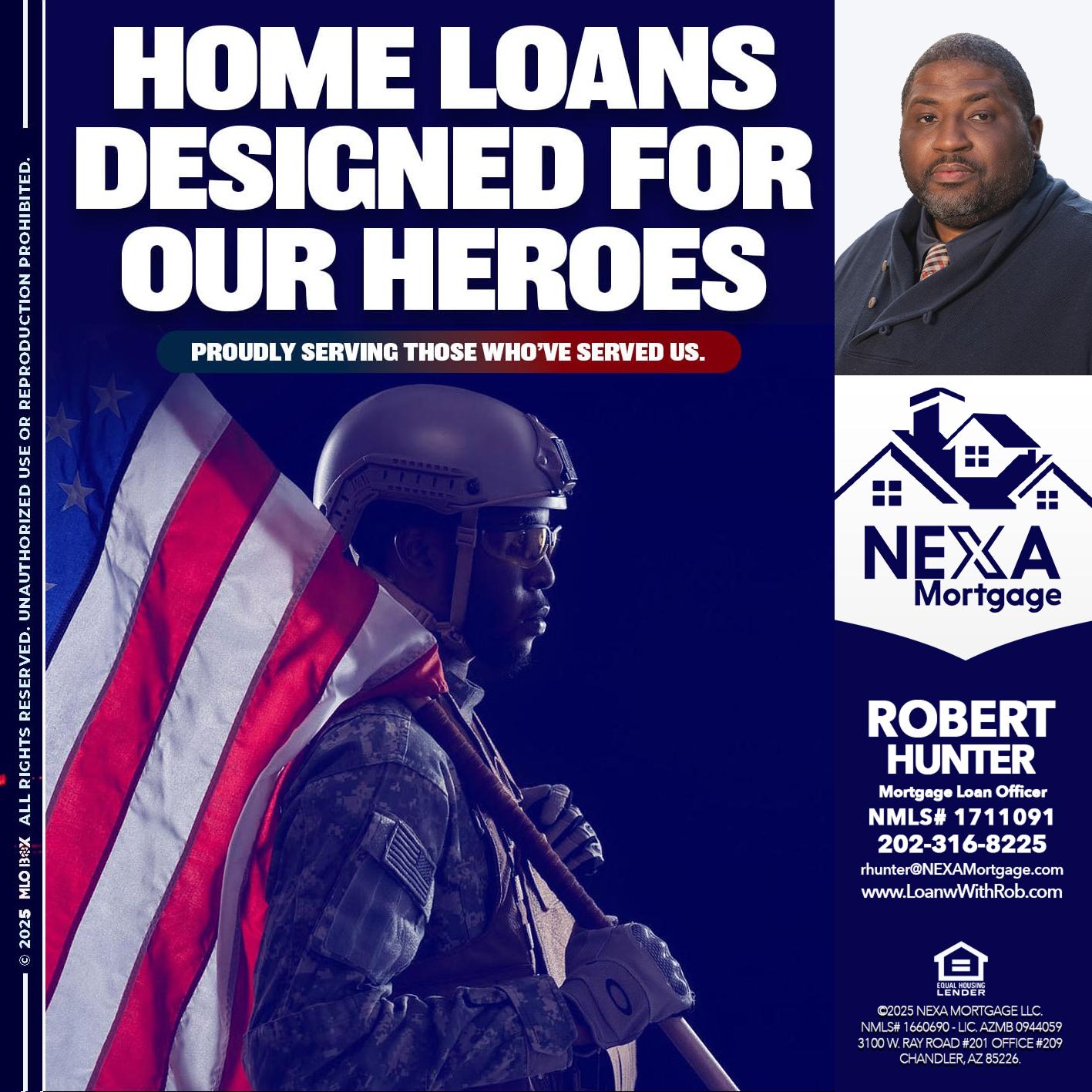 home loans - Robert Hunter -Mortgage Loan Officer