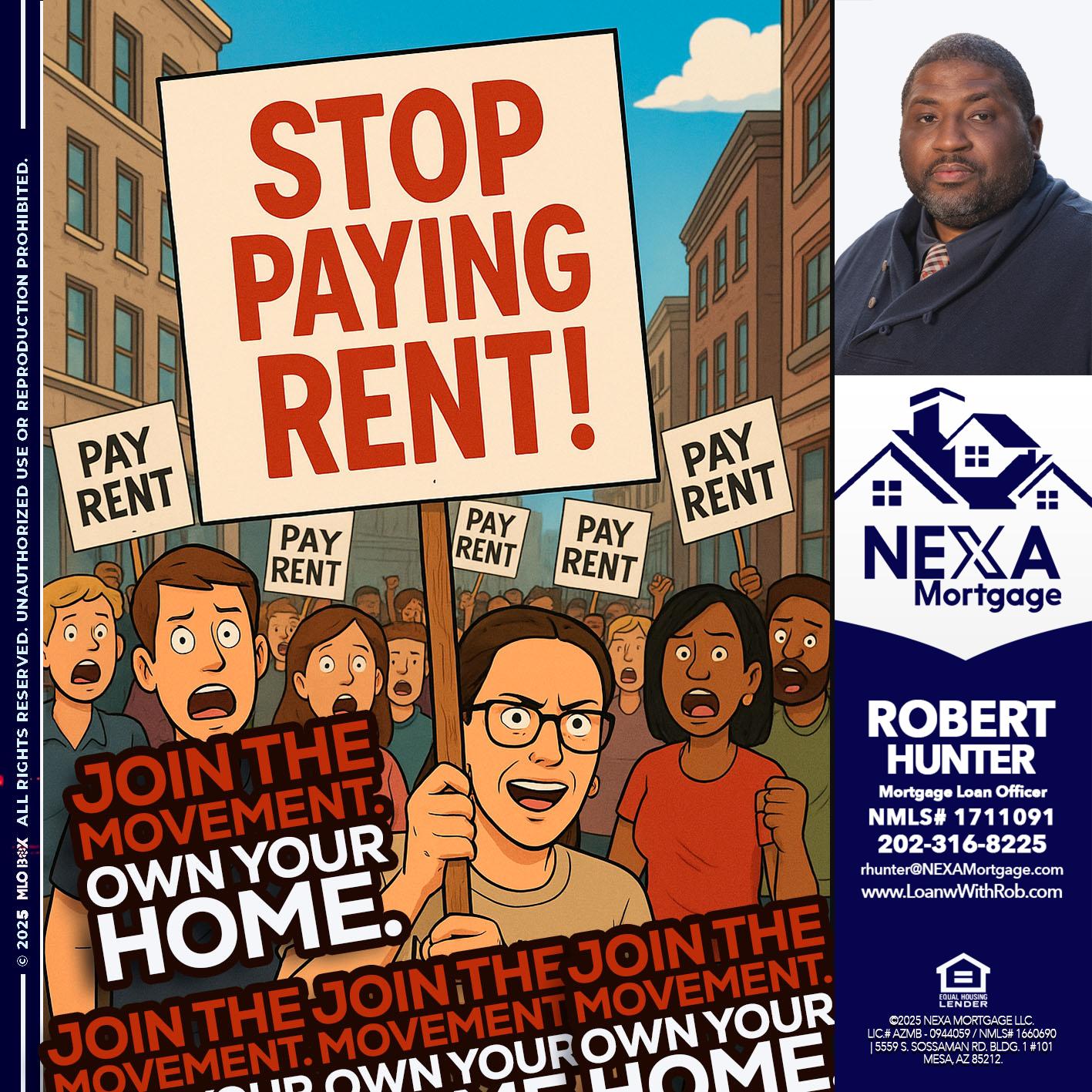 stop paying rent - Robert Hunter -Mortgage Loan Officer stop paying rent - Robert Hunter -Mortgage Loan Officer