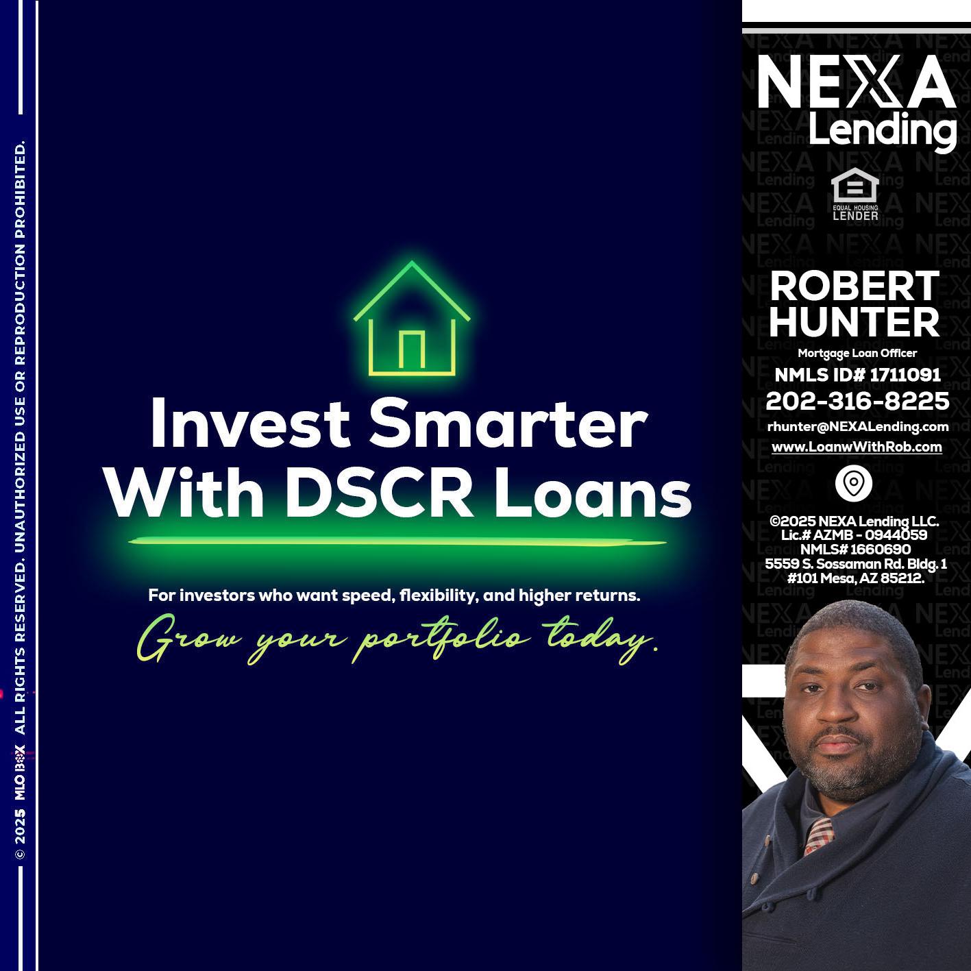 DSCR - Robert Hunter -Mortgage Loan Officer