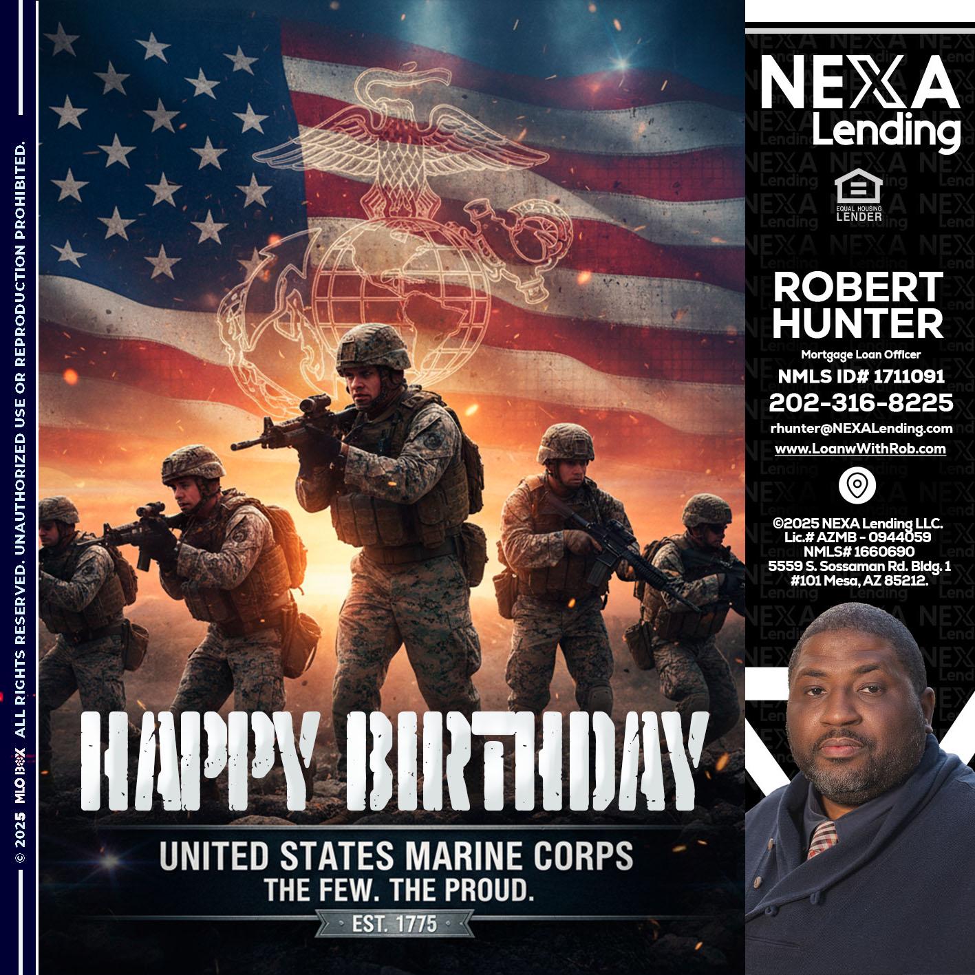 happy birthday - Robert Hunter -Mortgage Loan Officer