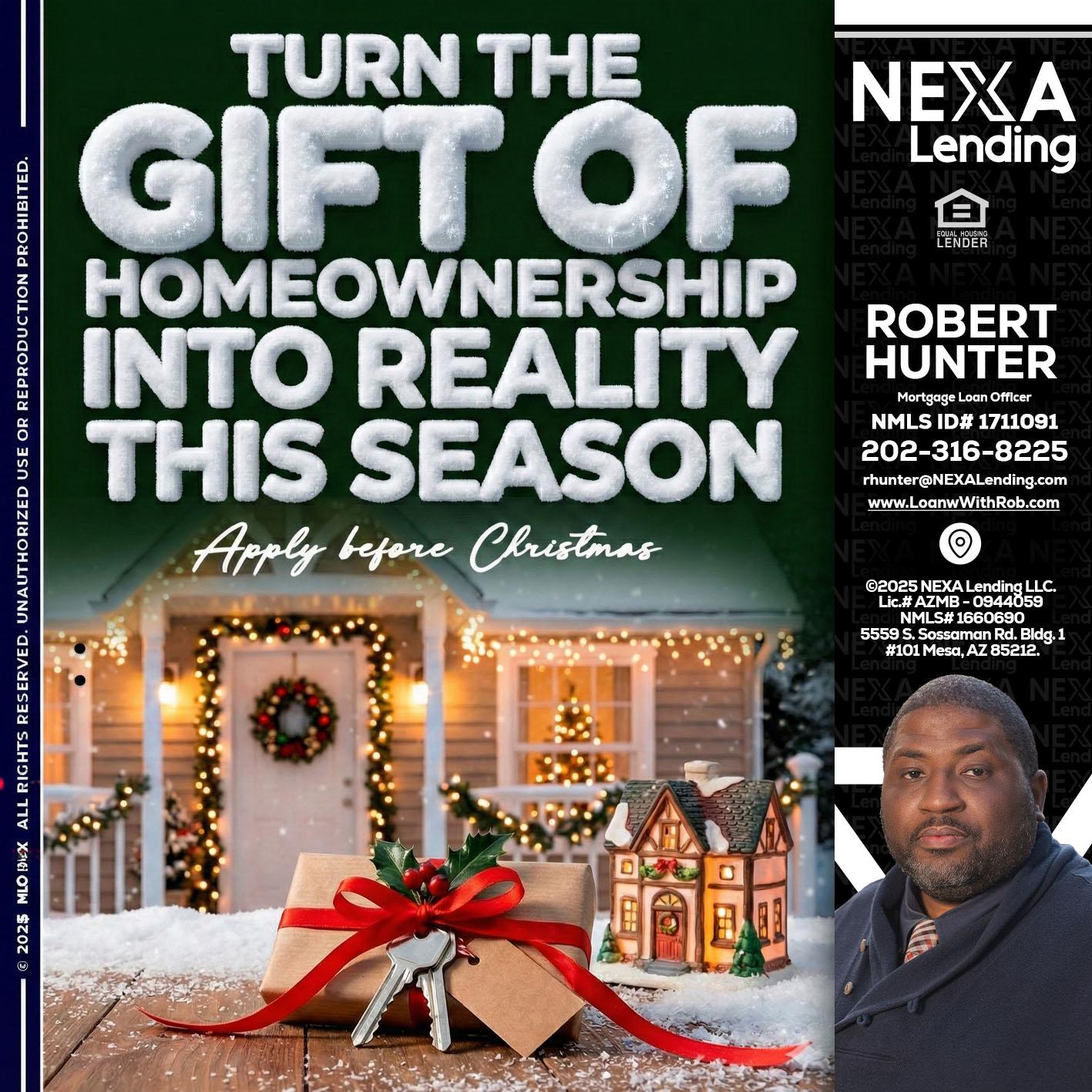 TURN GIFTS - Robert Hunter -Mortgage Loan Officer