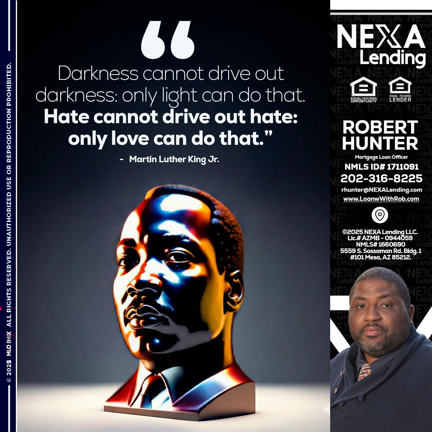 MLK 2026 - Robert Hunter -Mortgage Loan Officer