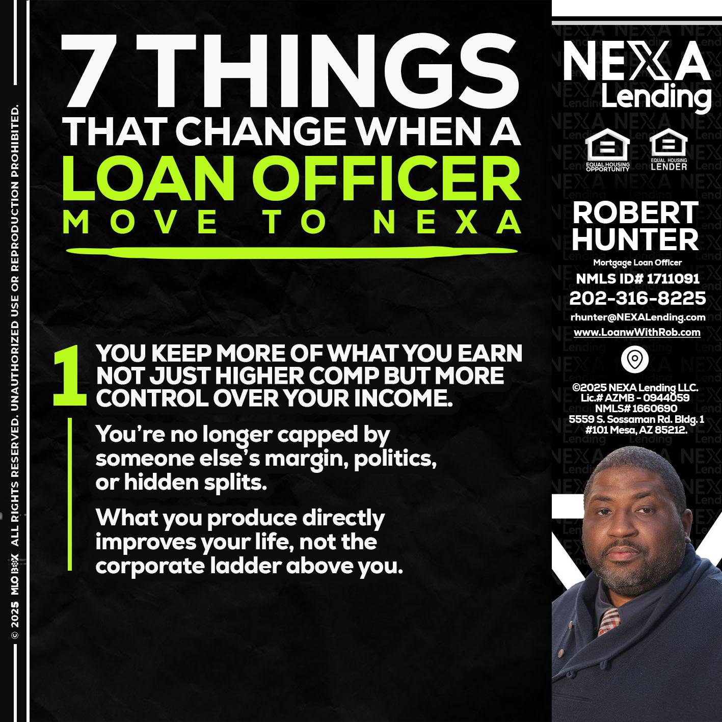 7 THINGS (1) - Robert Hunter -Mortgage Loan Officer