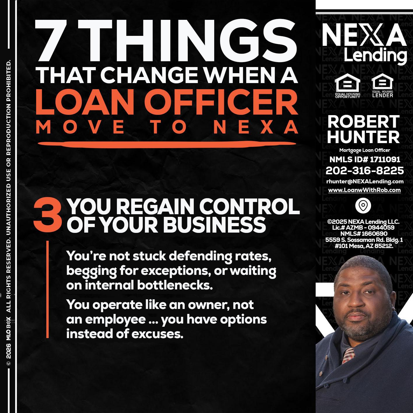 7 things (3) - Robert Hunter -Mortgage Loan Officer