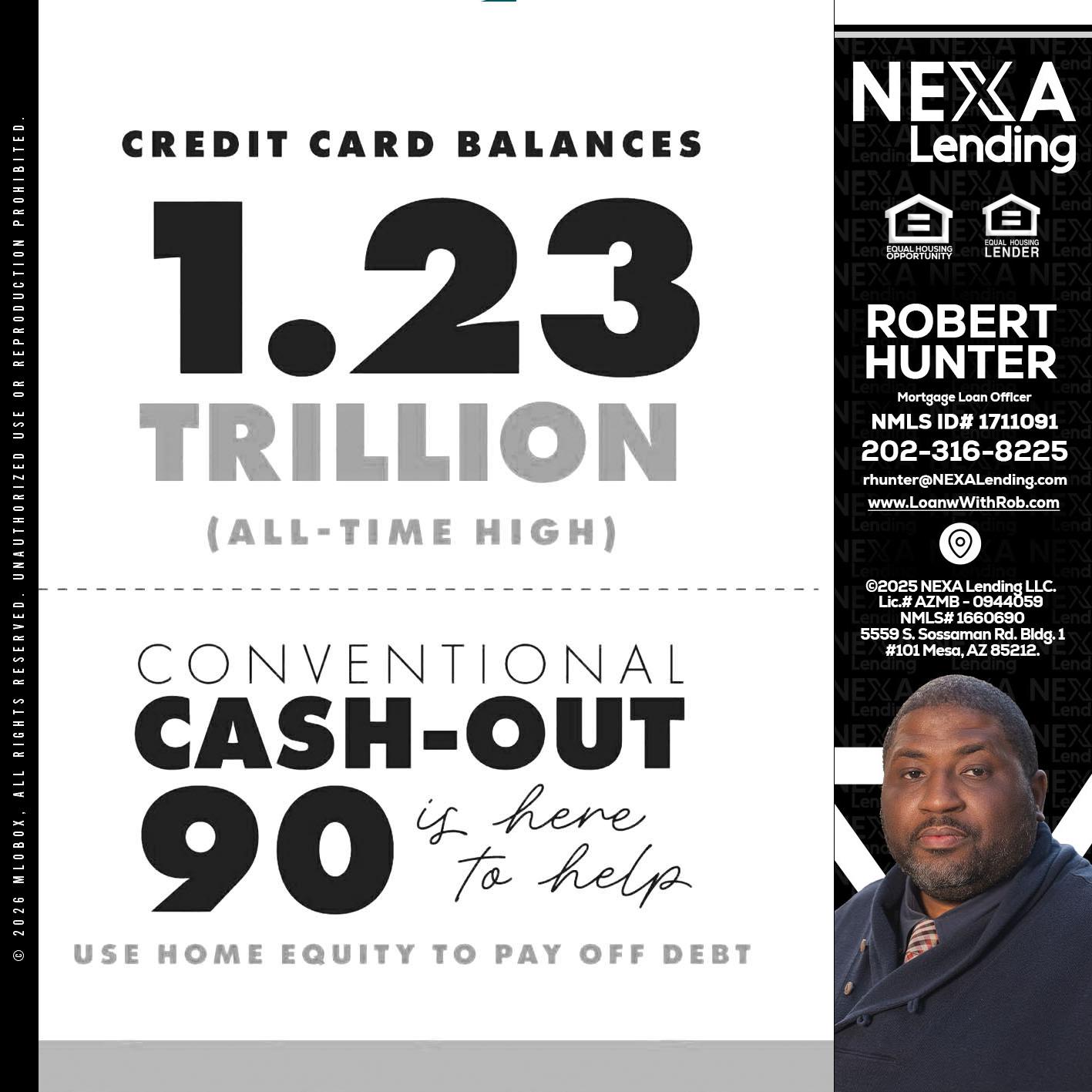 CREDIT CARD BALANCE - Robert Hunter -Mortgage Loan Officer