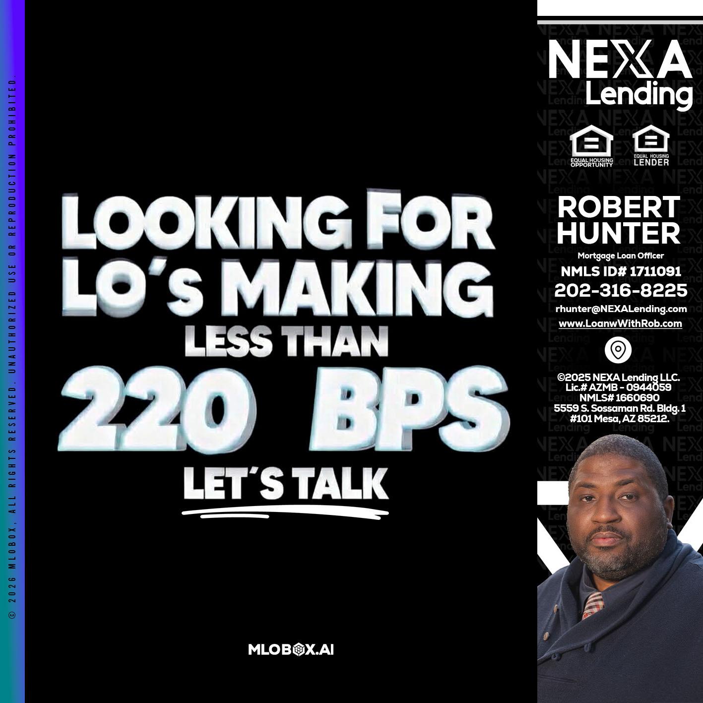 LOOKING FOR - Robert Hunter -Mortgage Loan Officer