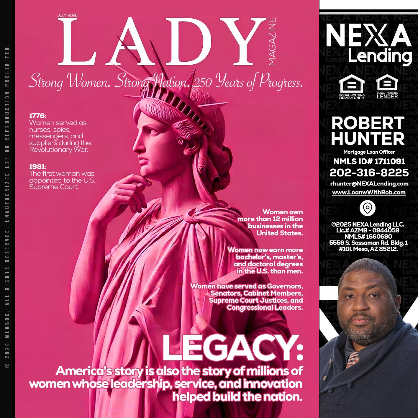 LADY LIBERTY! - Robert Hunter -Mortgage Loan Officer
